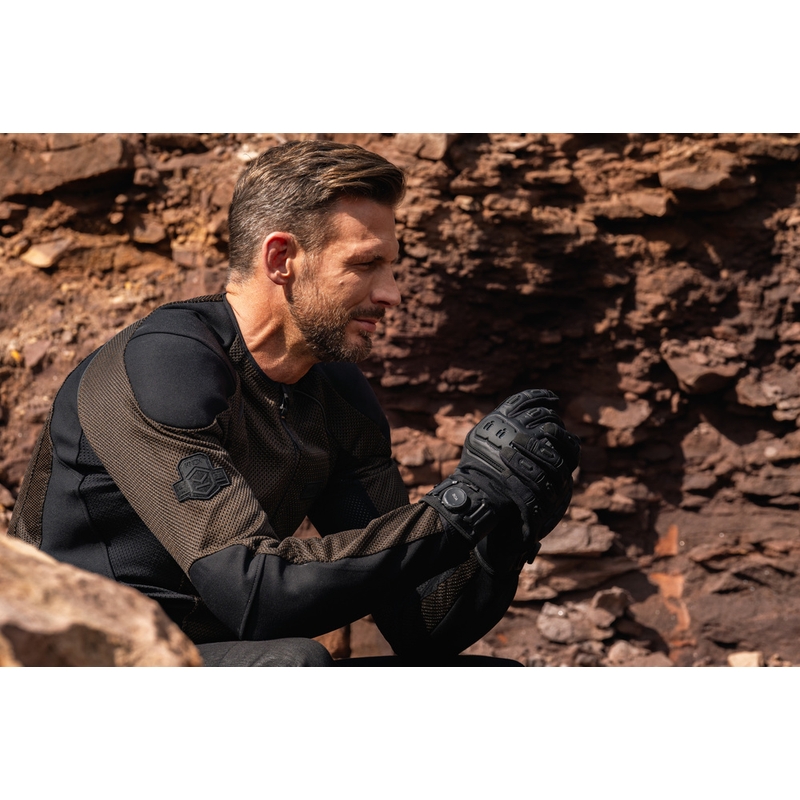 Guanti da moto Knox Orsa Textile OR4 neri