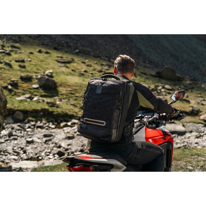 Zaino da moto Knox Eda Every Day Adventure 25 l nero