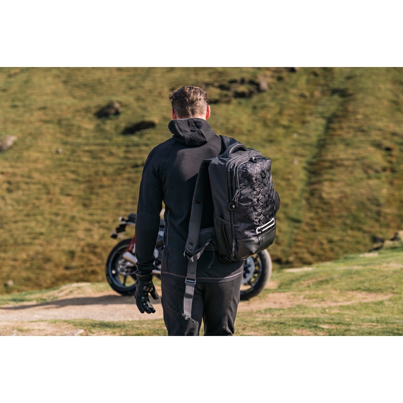 Zaino da moto Knox Eda Every Day Adventure 25 l nero