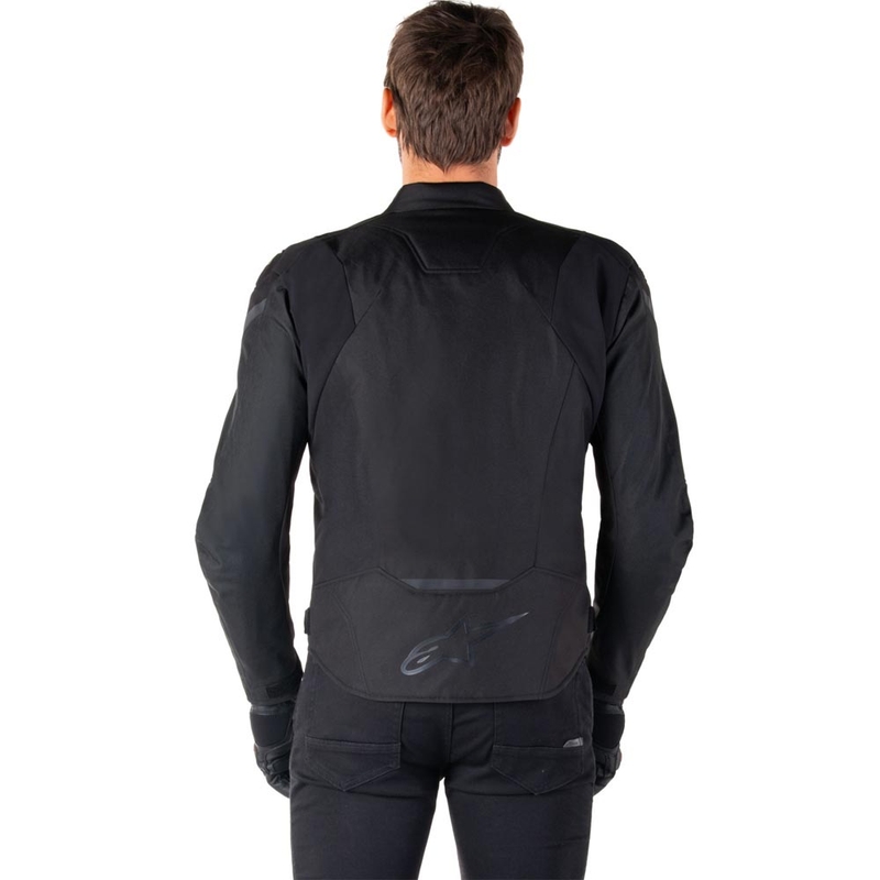 Giacca da moto impermeabile Alpinestars T-JAWS V4 nera-nera