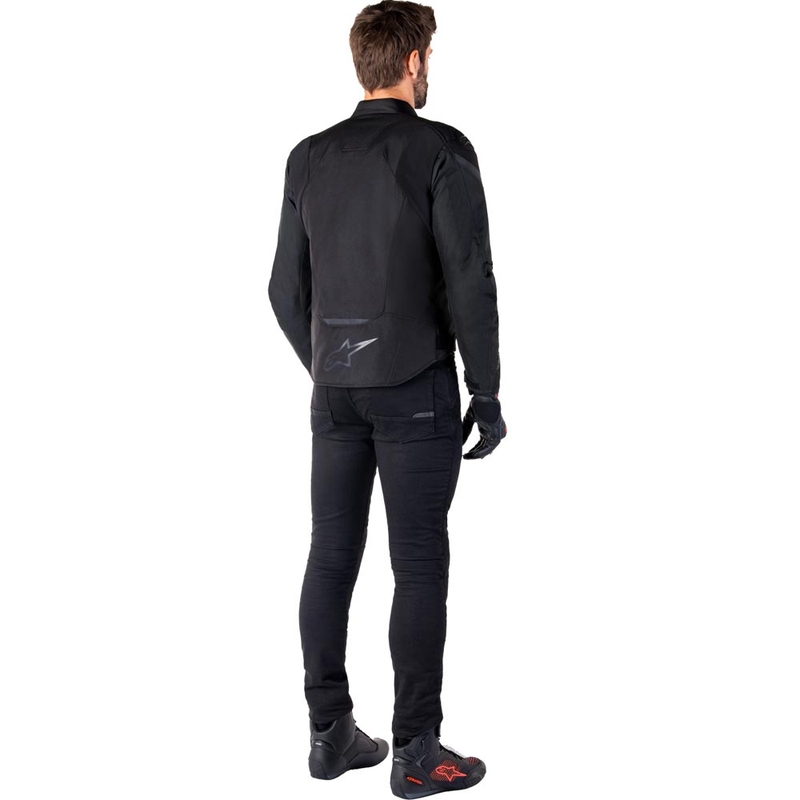 Giacca da moto impermeabile Alpinestars T-JAWS V4 nera-nera