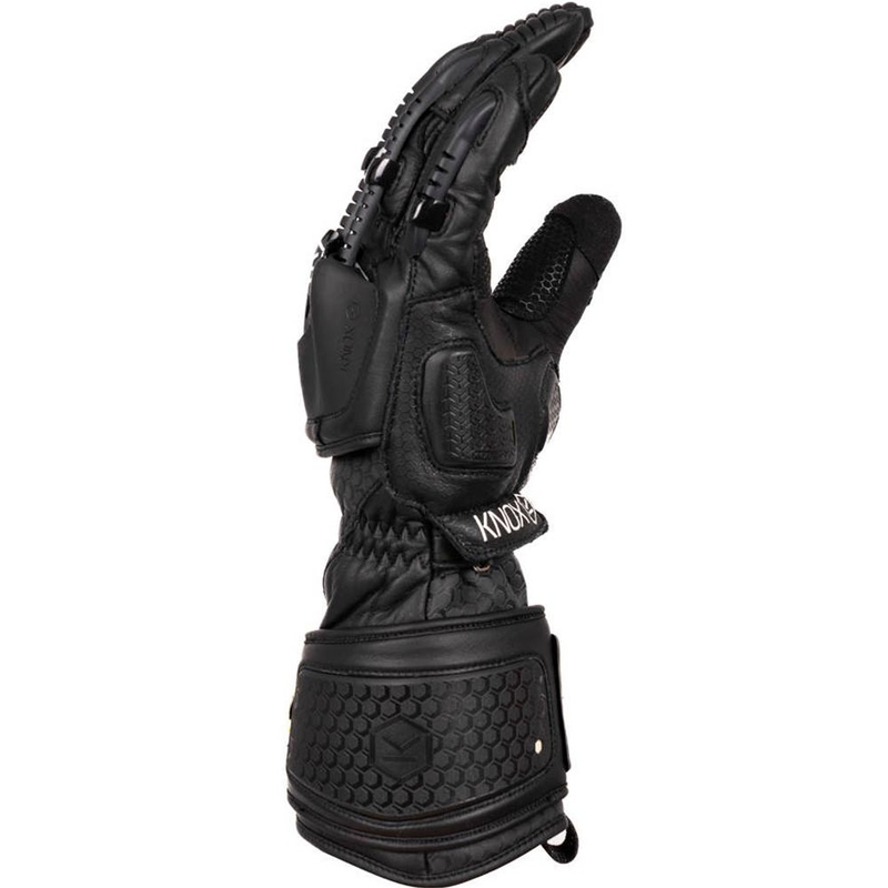 Guanti da moto Knox Handroid All Black Mk5 neri