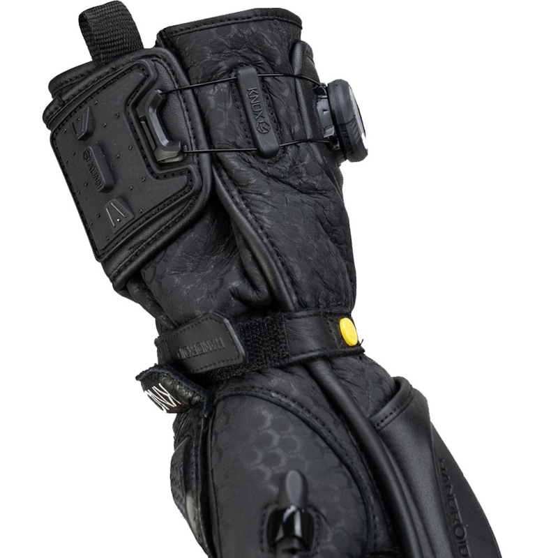 Guanti da moto Knox Handroid All Black Mk5 neri