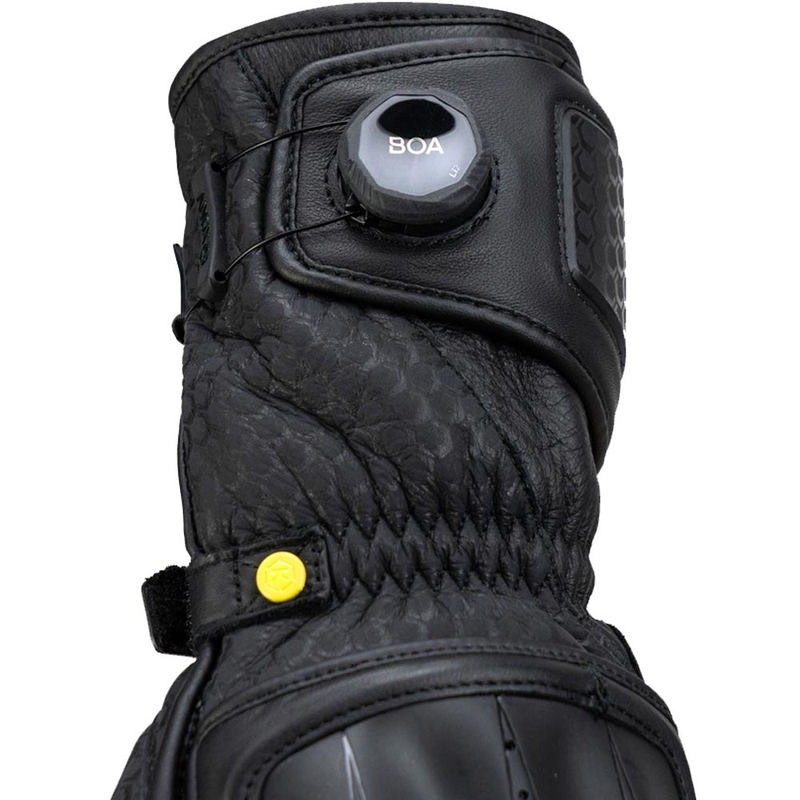 Guanti da moto Knox Handroid All Black Mk5 neri