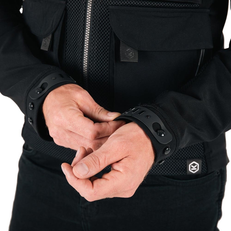 Giacca da motociclista Knox Tor nera