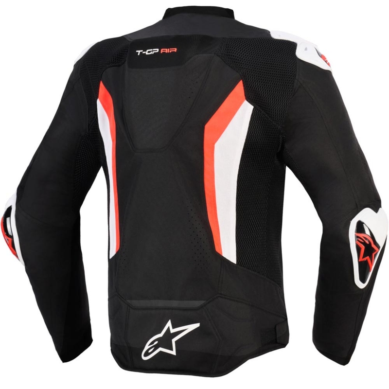Giacca da moto Alpinestars T-GP AIR nero-rosso fluo