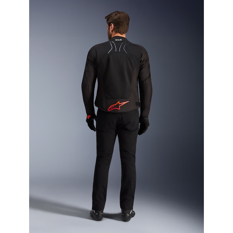 Giacca da moto Alpinestars SMX Air nera-rossa-bianca