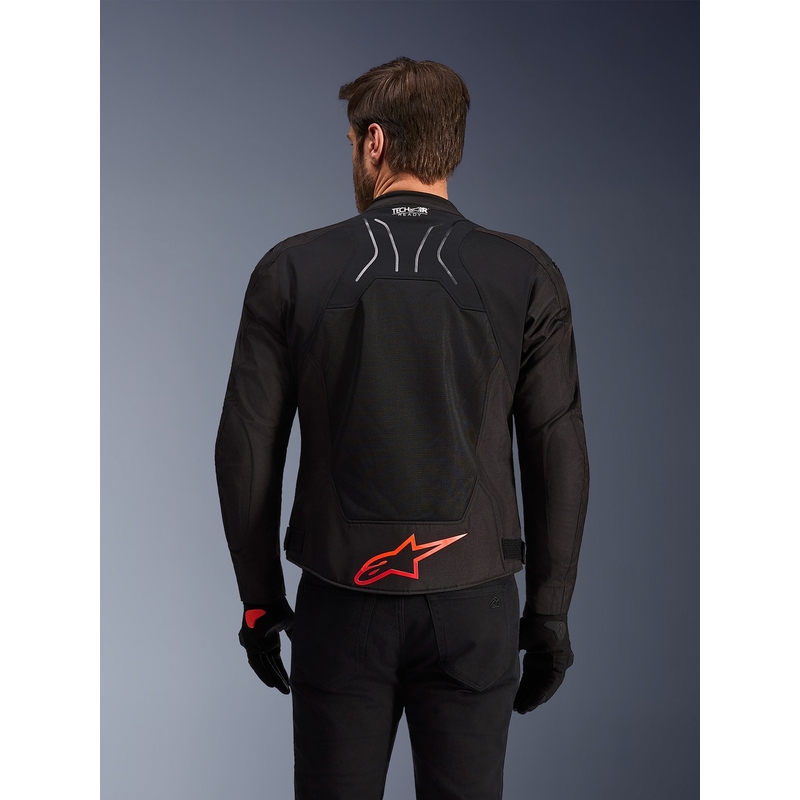 Giacca da moto Alpinestars SMX Air nera-rossa-bianca
