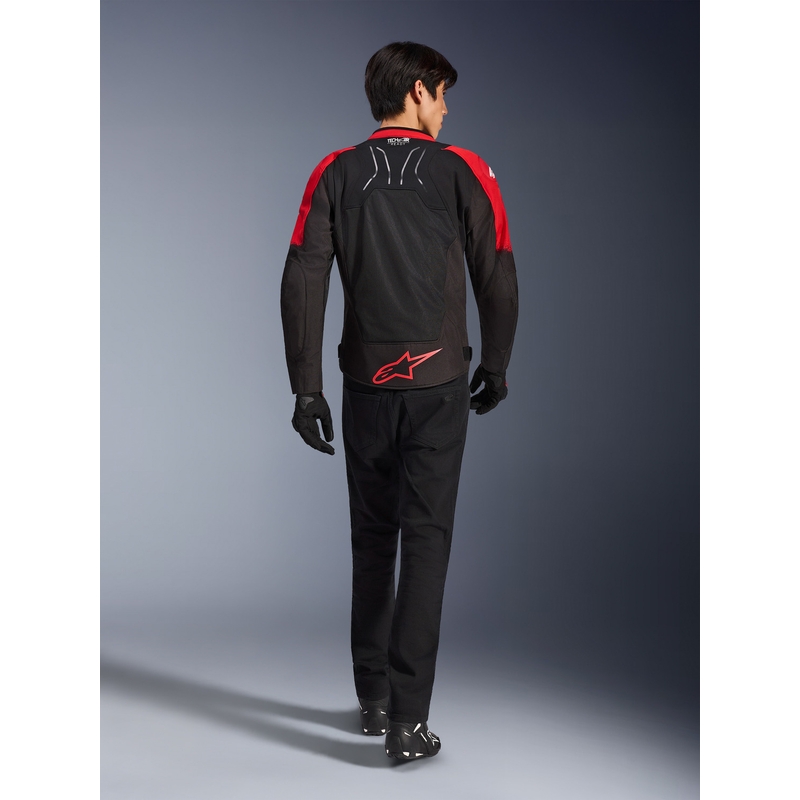 Giacca da moto Alpinestars SMX Air rosso-nero