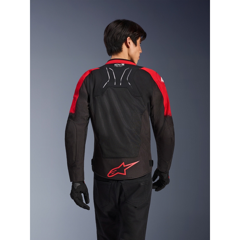 Giacca da moto Alpinestars SMX Air rosso-nero