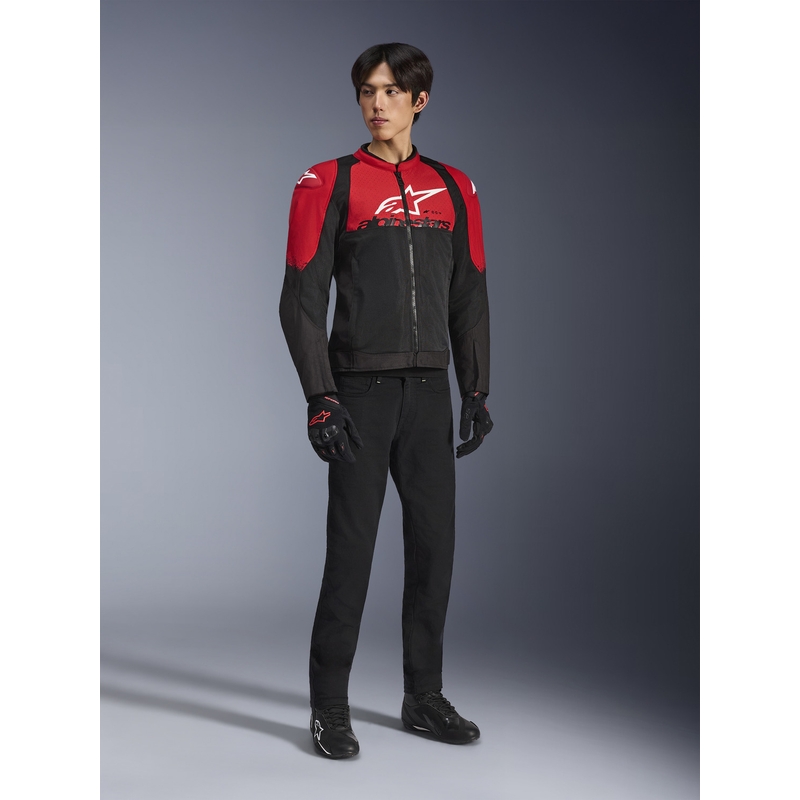 Giacca da moto Alpinestars SMX Air rosso-nero