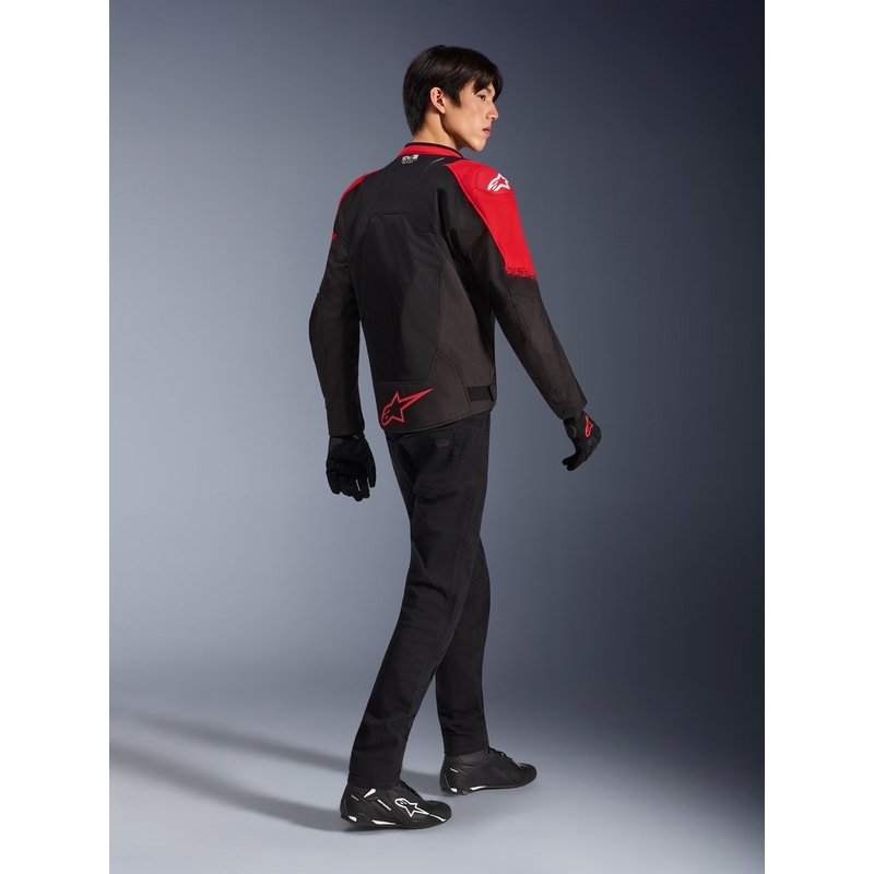 Giacca da moto Alpinestars SMX Air rosso-nero