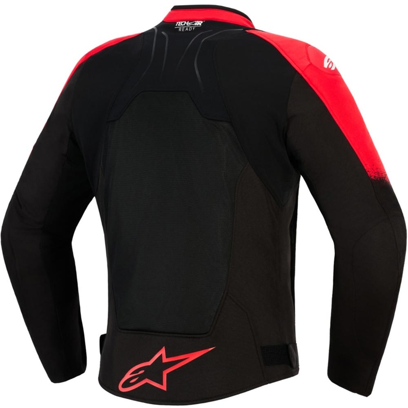 Giacca da moto Alpinestars SMX Air rosso-nero