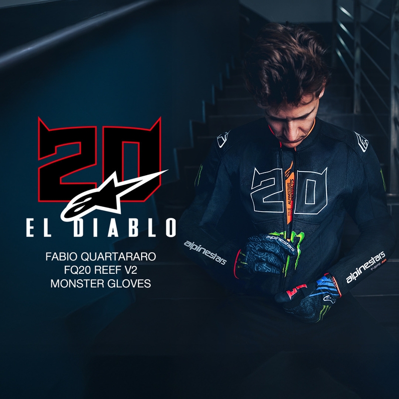 Giacca da moto Alpinestars T-SPS Air V2 Monster FQ20, collezione bianco e nero