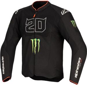 Giacca da moto Alpinestars T-SPS Air V2 Monster FQ20, collezione bianco e nero
