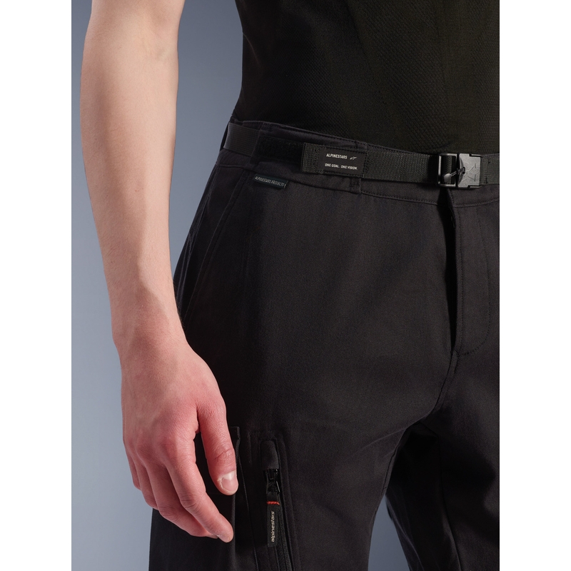 Pantaloni da moto cargo Alpinestars Flex-AST neri-neri