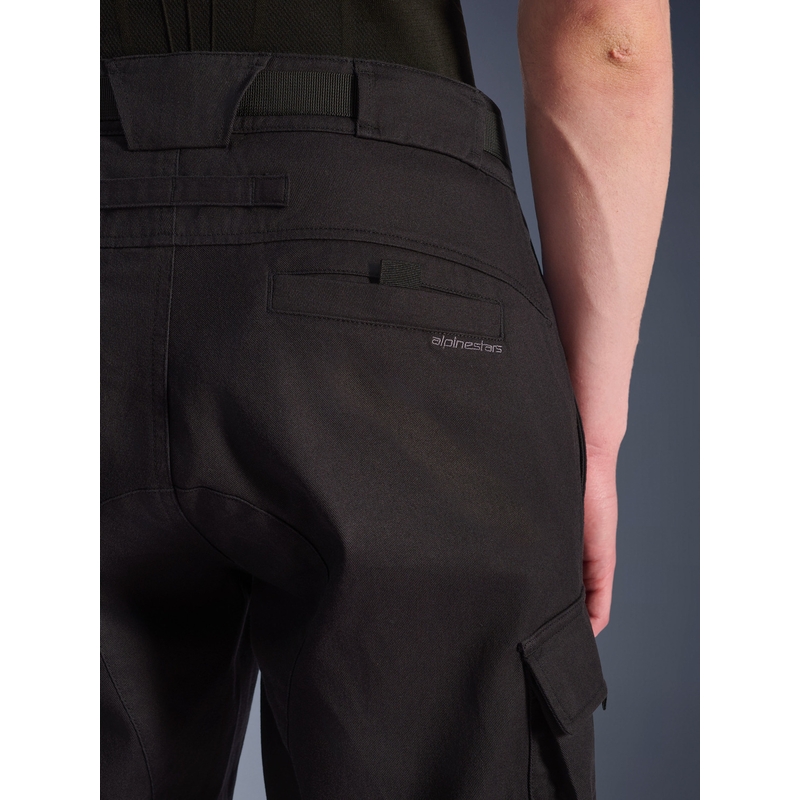 Pantaloni da moto cargo Alpinestars Flex-AST neri-neri