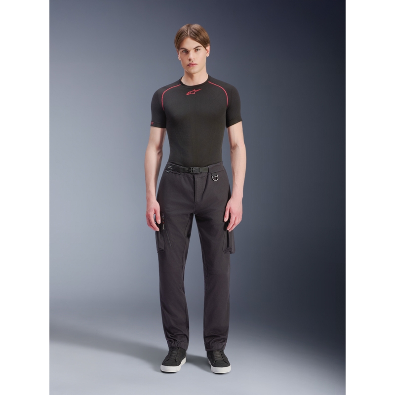 Pantaloni da moto cargo Alpinestars Flex-AST neri-neri