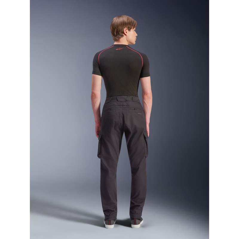 Pantaloni da moto cargo Alpinestars Flex-AST neri-neri