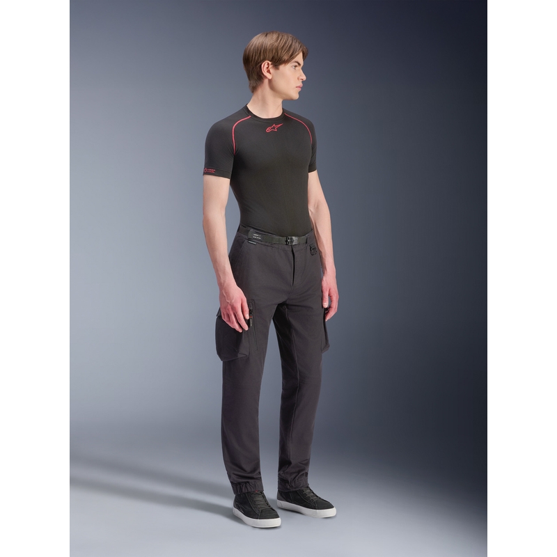 Pantaloni da moto cargo Alpinestars Flex-AST neri-neri