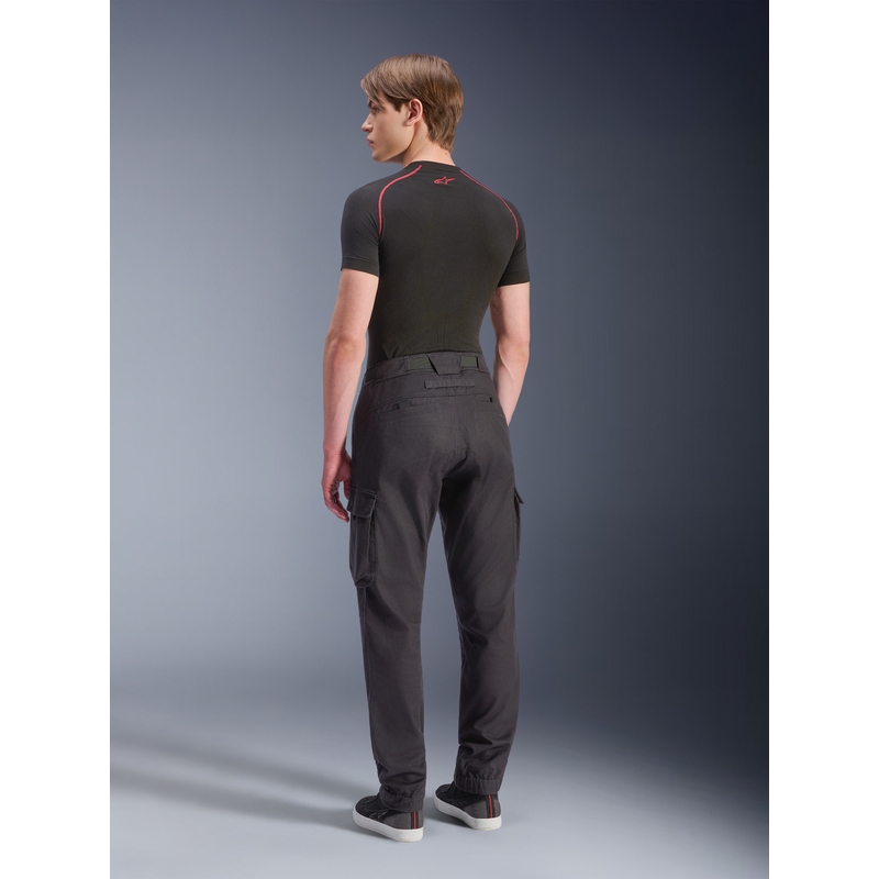 Pantaloni da moto cargo Alpinestars Flex-AST neri-neri