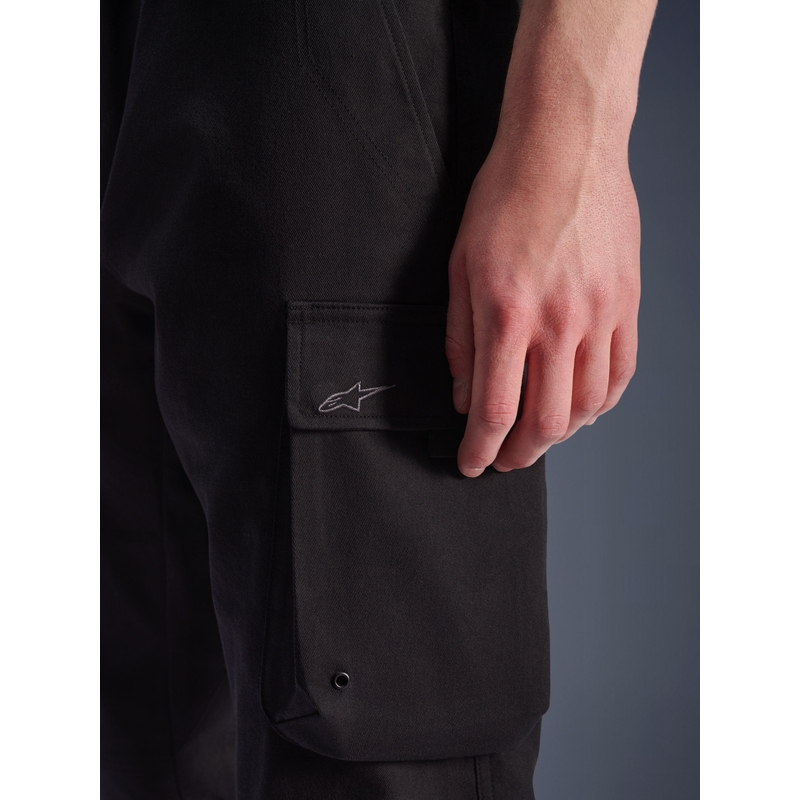 Pantaloni da moto cargo Alpinestars Flex-AST neri-neri