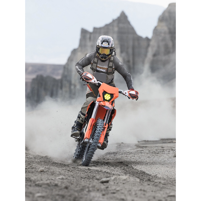 Maglia da motocross Alpinestars Maxdura Dual marrone-arancione