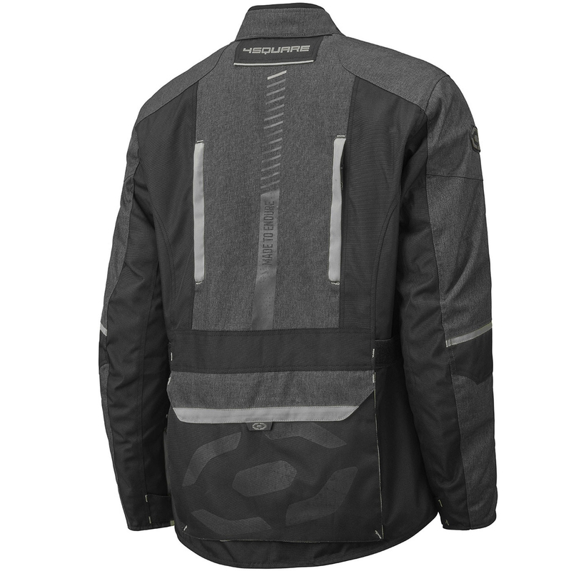 Giacca da moto 4SQUARE Trailer Craft grigio-nero