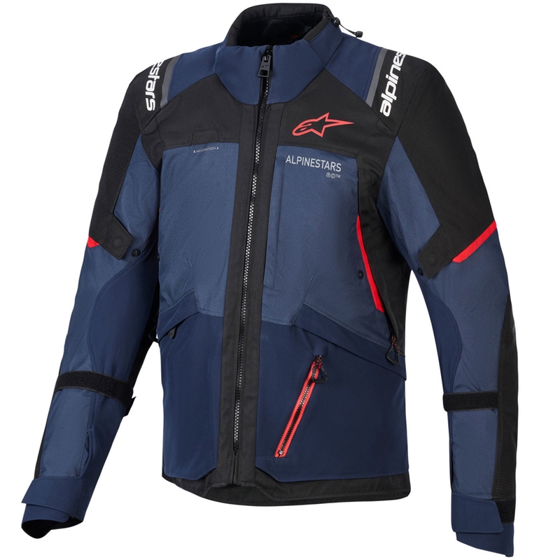 Giacca da moto Alpinestars Andes V4 Drystar Blu scuro-Blu-Nero