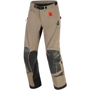 Pantaloni da moto Alpinestars Nazca 3L Gore-Tex PRO marrone chiaro-nero