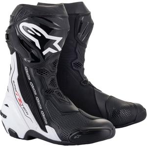 Stivali da moto Alpinestars Supertech R nero-bianco