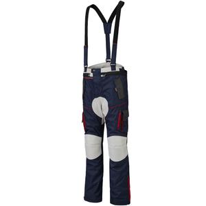 Pantaloni da moto 4SQUARE Trailer Craft bianco-blu-rosso