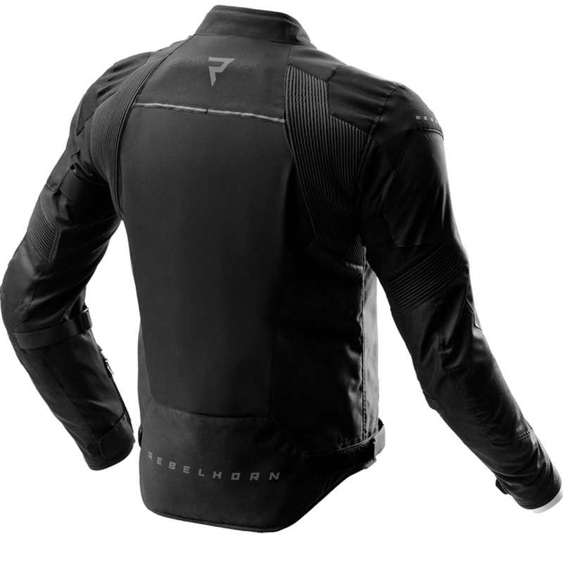 Giacca da motociclista Rebelhorn Swift nera
