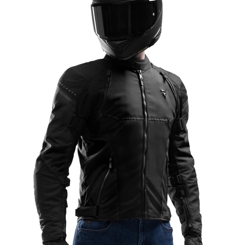 Giacca da motociclista Rebelhorn Swift nera