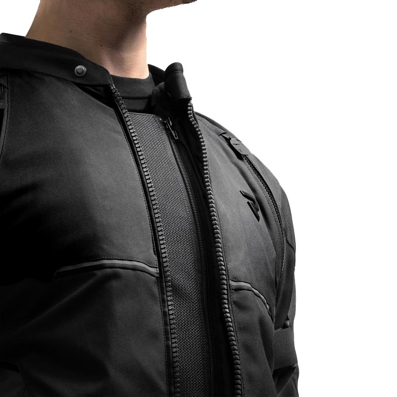 Giacca da motociclista Rebelhorn Swift nera