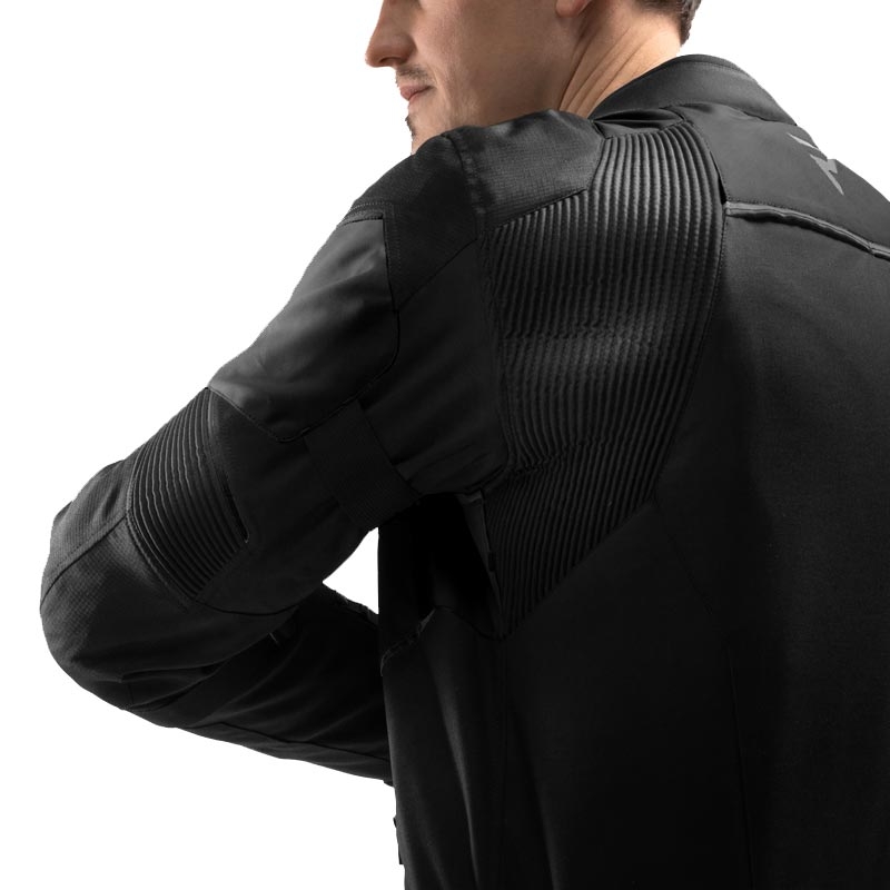 Giacca da motociclista Rebelhorn Swift nera