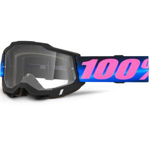Occhiali da motocross ACCURI 2 Superdome 100% con plexiglass trasparente