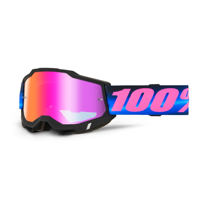 Occhiali da motocross ACCURI 2 Superdome con plexiglass rosso, 100% fedeli all'originale.
