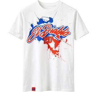 T-shirt Ducati Fabio Quartararo 20 Colorful Pattern bianca