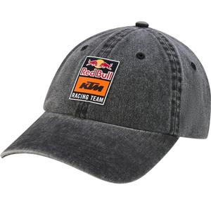 Cappellino da corsa KTM Red Bull Racing, colore nero lavato