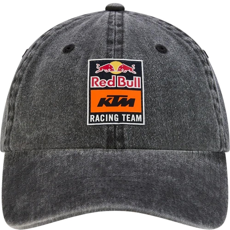Cappellino da corsa KTM Red Bull Racing, colore nero lavato
