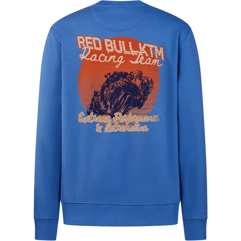 Felpa KTM Red Bull Racing Sunset, colore azzurro chiaro.