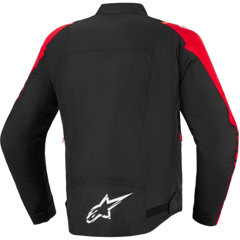 Giacca da moto impermeabile Alpinestars T-SPS 2 rosso-nero-bianco