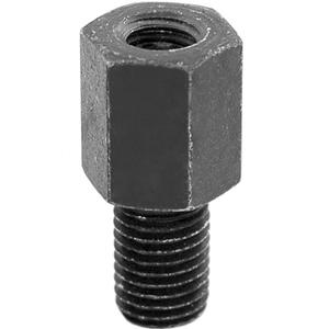 Riduzione filettatura specchietto retrovisore (filettatura interna M8 destra/filettatura esterna M10 destra) nera