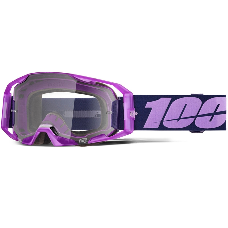 Occhiali da motocross 100% ARmatic Toyoto con plexiglass trasparente