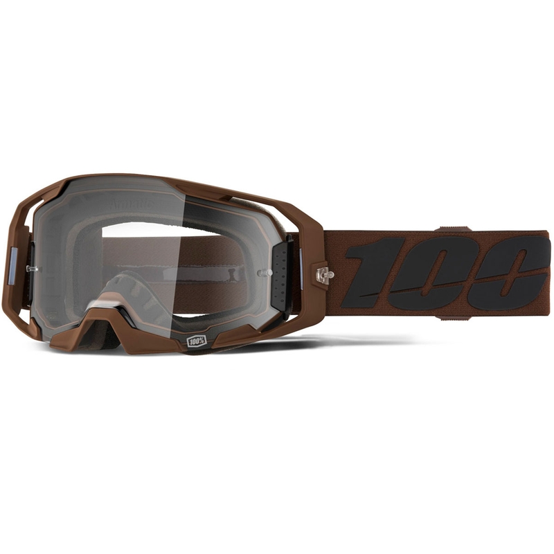 Occhiali da motocross ARmatic Salcedo 100% con plexiglass trasparente