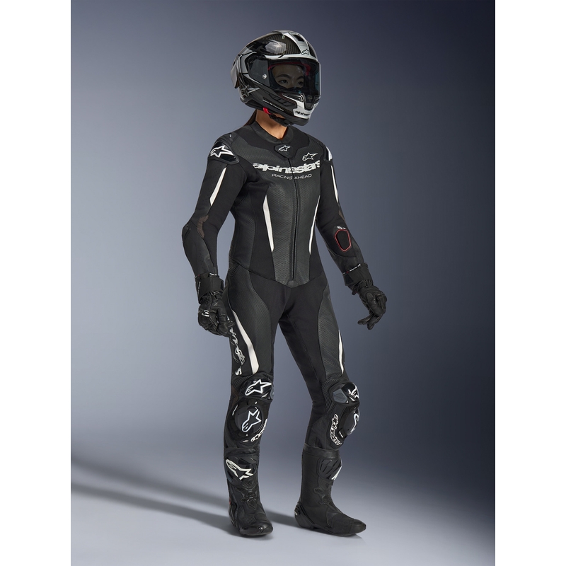 Tuta da moto intera in pelle Alpinestars Stella GP-R7 da donna, nera