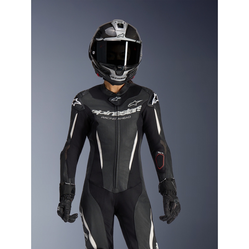 Tuta da moto intera in pelle Alpinestars Stella GP-R7 da donna, nera