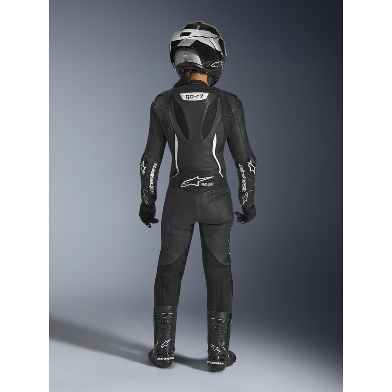 Tuta da moto intera in pelle Alpinestars Stella GP-R7 da donna, nera