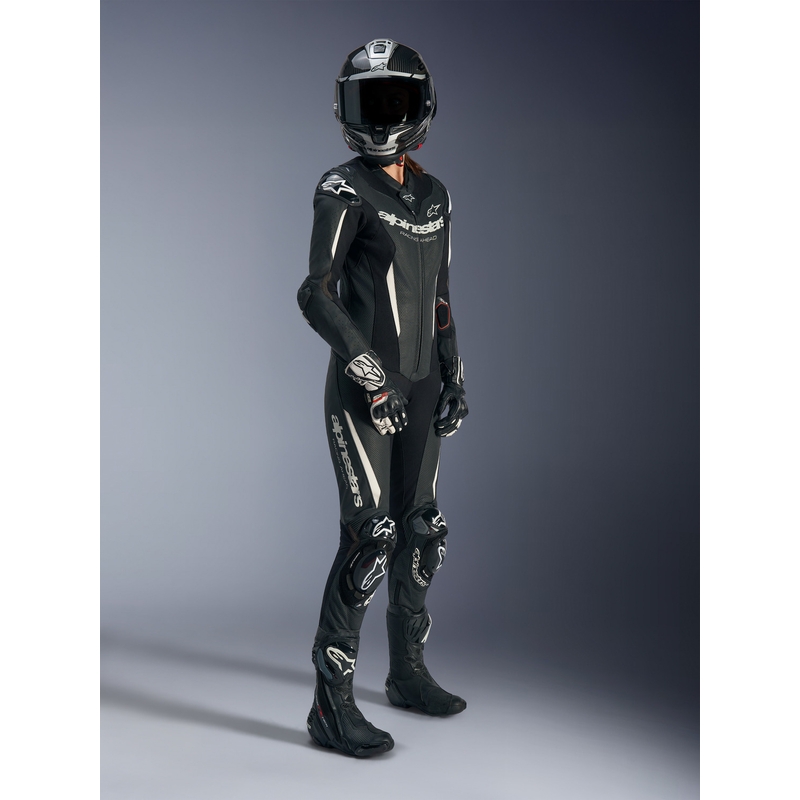 Tuta da moto intera in pelle Alpinestars Stella GP-R7 da donna, nera